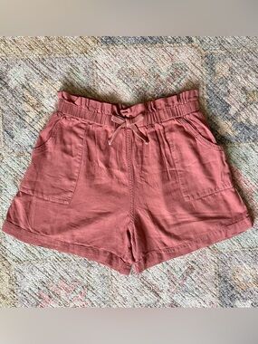 art class Rusty Rose Drawstring Pocket Shorts